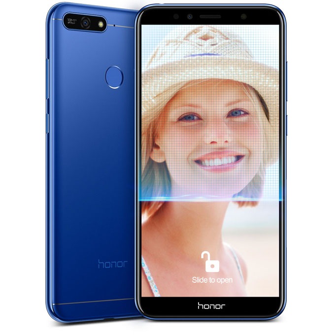 honor7a-face unlock and fingerprint scanner