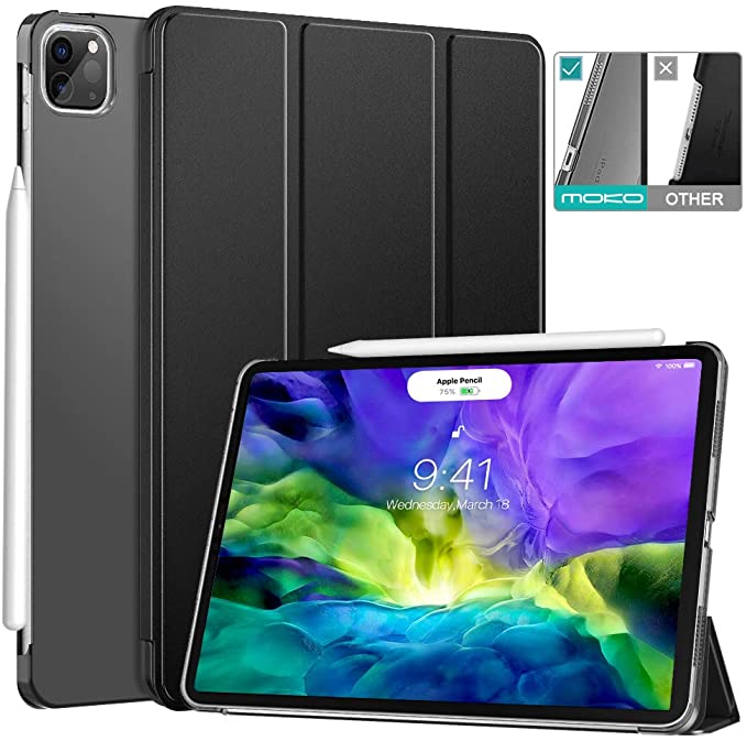 MoKo Case Fit iPad Pro Hard Translucent Back