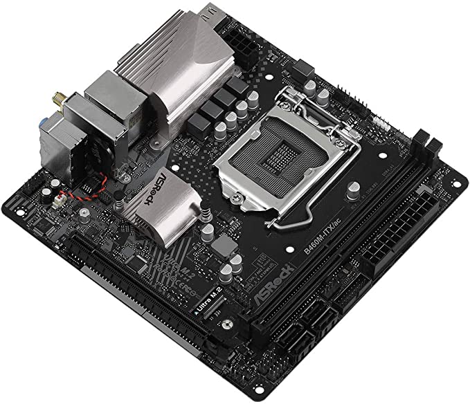 ASROCK B460M-ITXAC aspect view