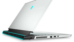 Alienware M13 R3 rear aspect