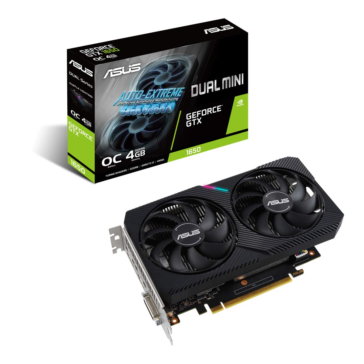 ASUS GeForce GTX 1650 Dual Mini OC Edition 4GB GDDR6