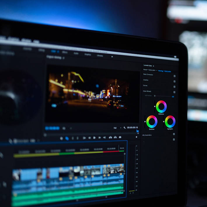 Video Editing on Laptop