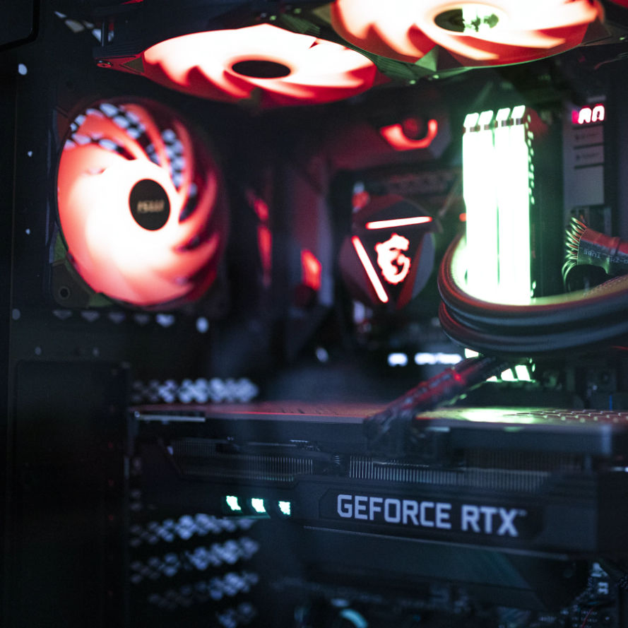 graphics card in gaming pc SQ