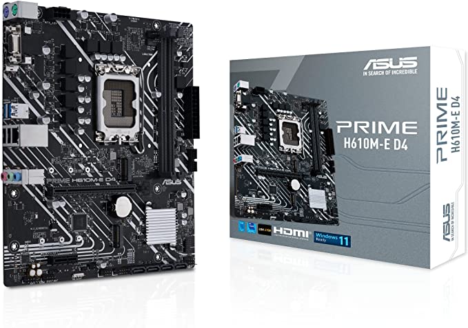 ASUS Prime H610M-E D4 mATX motherboard