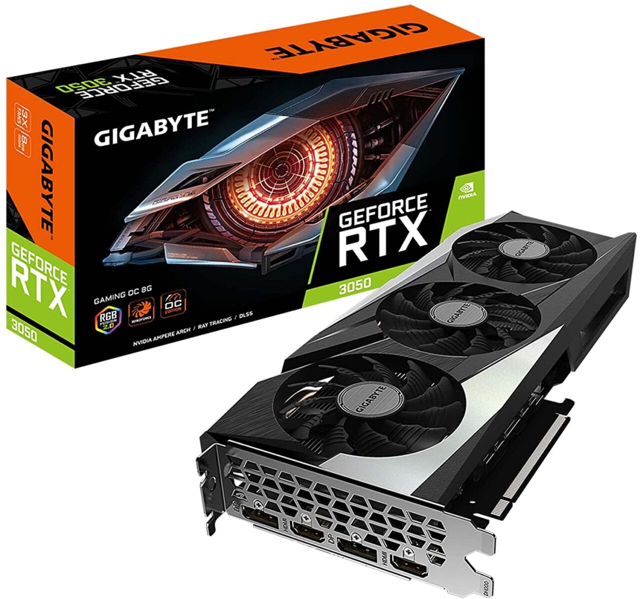 GIGABYTE GeForce RTX 3050 Gaming OC 8G