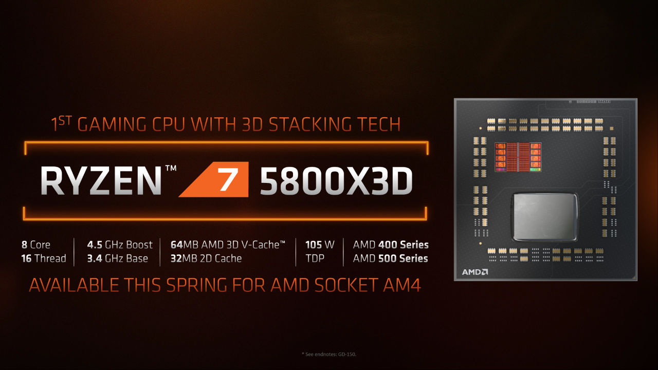 AMD Ryzen 7 5800X3D Specs