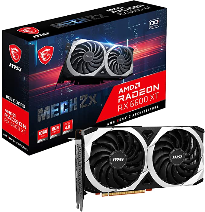 MSI RADEON RX 6600 XT MECH 2X 8G OC