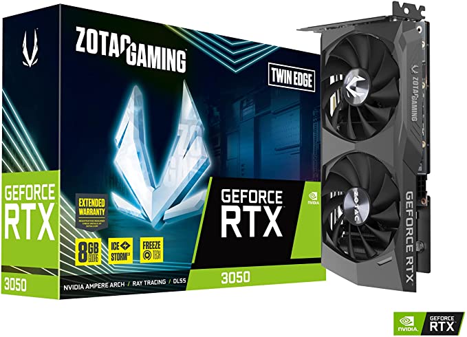 Zotac ZT-A30500E-10M graphics card NVIDIA GeForce RTX 3050 8 GB