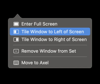 Split View on MacOS