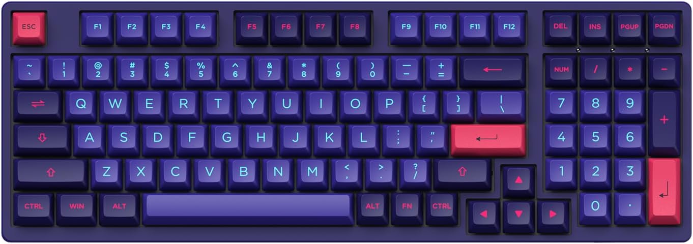 Akko Mechanical Keyboard Wired 98 Keys 3098 96pc