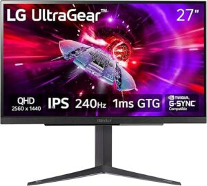 LG UltraGear 27 QHD 240Hz